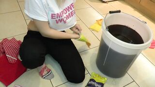 Bad Dolly - Huge Rubber Glove Endurance Test
